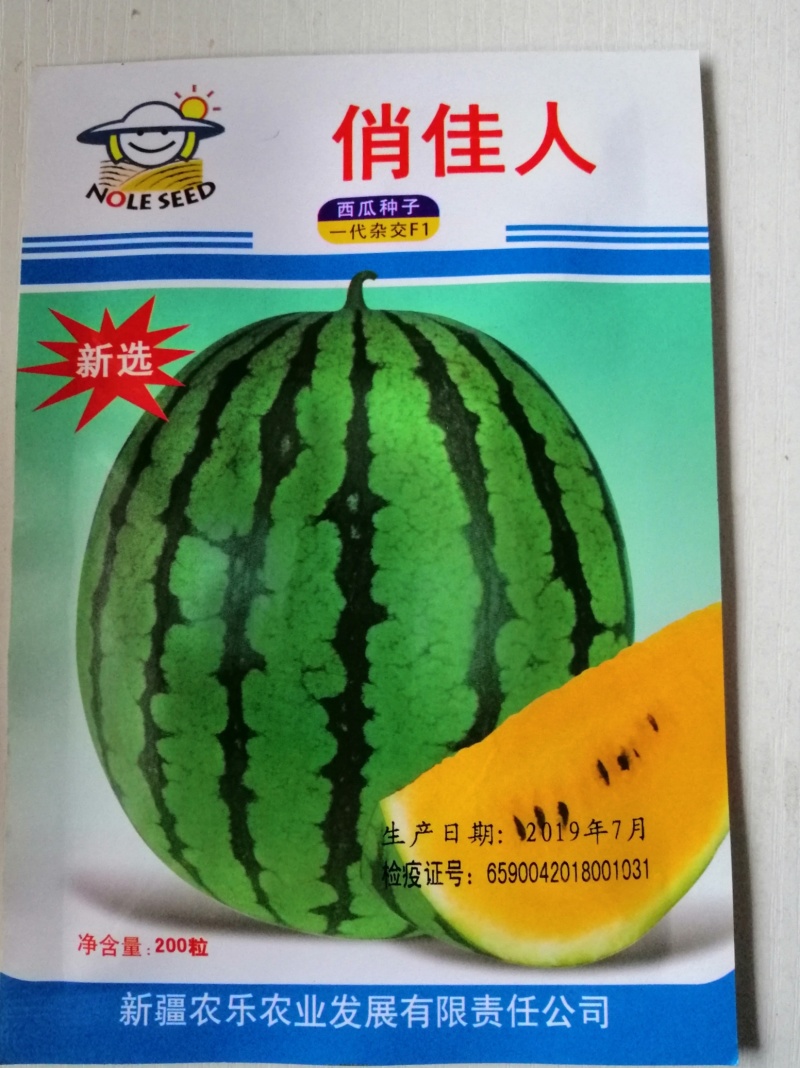 早熟西瓜种子绿皮黄瓤西瓜种子一代杂交大田用种