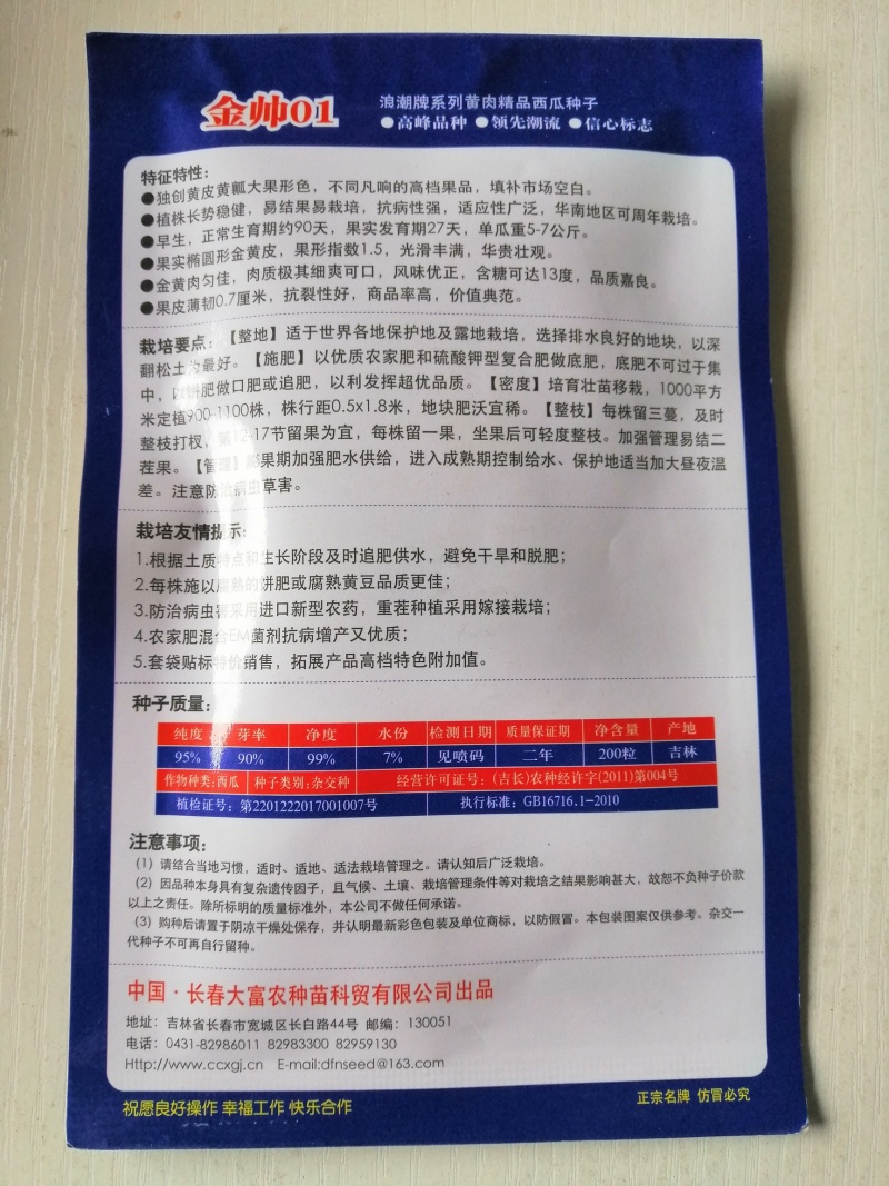 金玲西瓜种子礼品型黄皮红瓤小西瓜种籽春季大棚种植