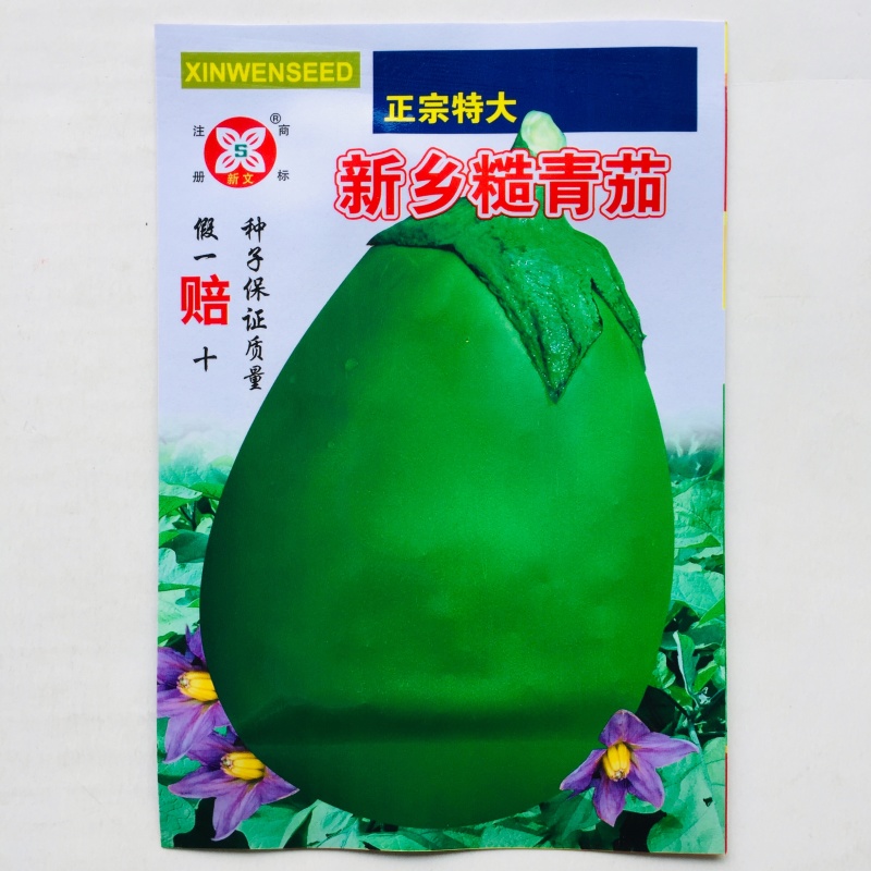 紫红长茄种籽春秋季种植白色茄子种子农家长绿茄种子