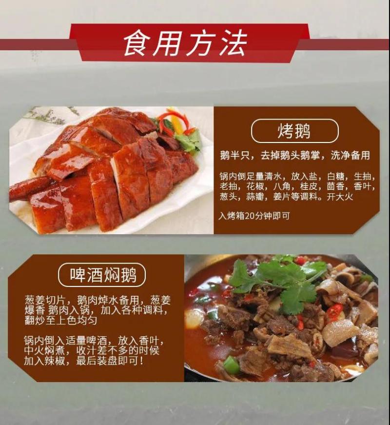大鹅农家散养新鲜现杀冷冻鹅肉鹅掌笨鹅整只土鹅嫩鹅滋补食材