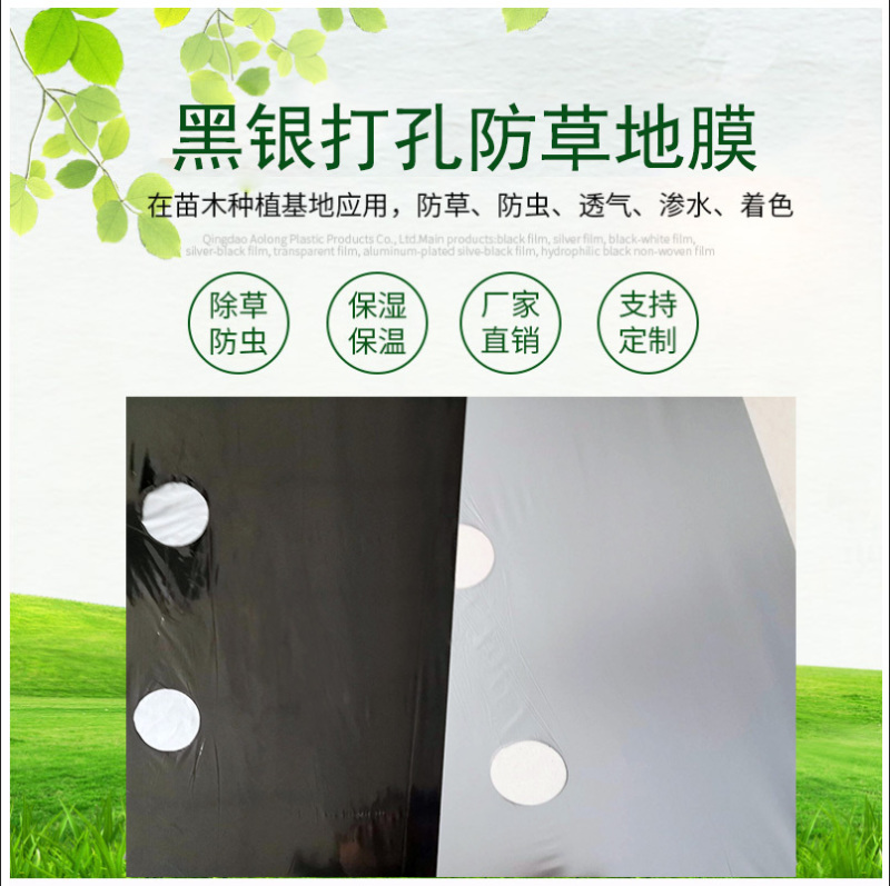 黑银地膜-打孔地膜-反光膜-