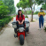小型乘坐式双动力风送打药机果园运输车座驾式果园果树打