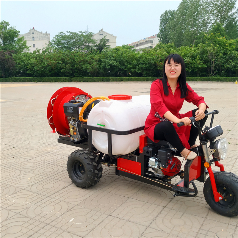 新型乘坐式桃树高效打药机风送式杀虫除蚊多功能喷雾器图片