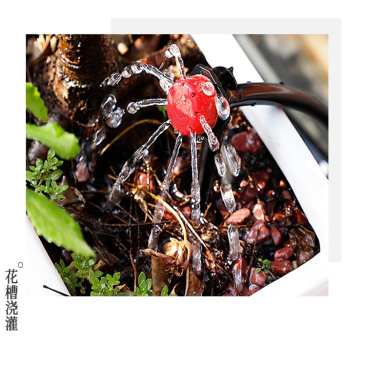 涌泉喷头全圆雾化洒水八孔小红帽滴头可拆卸清洗果树滴灌