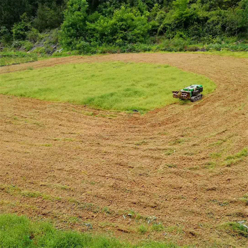 陕西农用果树施肥机电启动田园管理机高性能履带式旋耕机