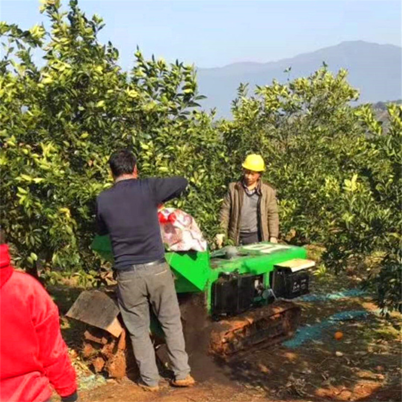 陕西农用果树施肥机电启动田园管理机高性能履带式旋耕机