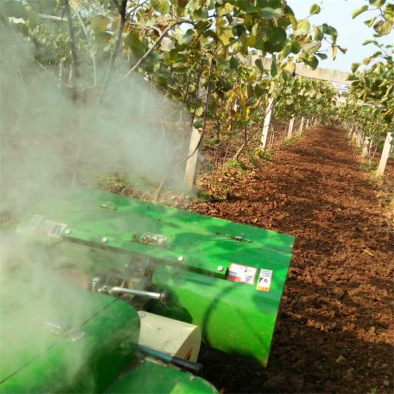 陕西农用果树施肥机电启动田园管理机高性能履带式旋耕机