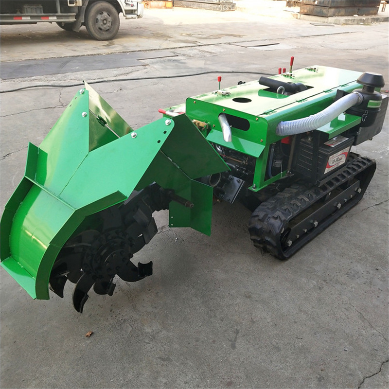 适用于葡萄果树核桃作物的开沟施肥机多功能履带式开沟施