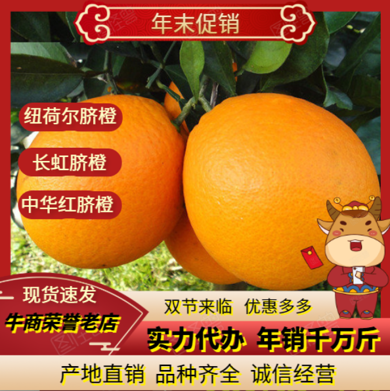 [热销推荐]脐橙纽荷尔个头皮薄，口感纯甜，适合市场