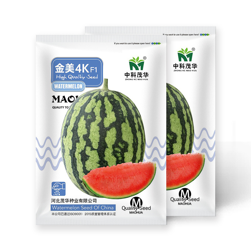 中科茂华瓜果种子金美4K西瓜种子花皮红肉甜脆多汁耐储运