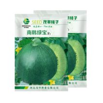 中科茂华瓜果种子南韩绿宝绿皮绿肉绿宝石甜瓜种子