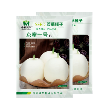 中科茂华瓜果蔬菜种子京蜜一号白皮白肉甜瓜种子皮薄肉厚