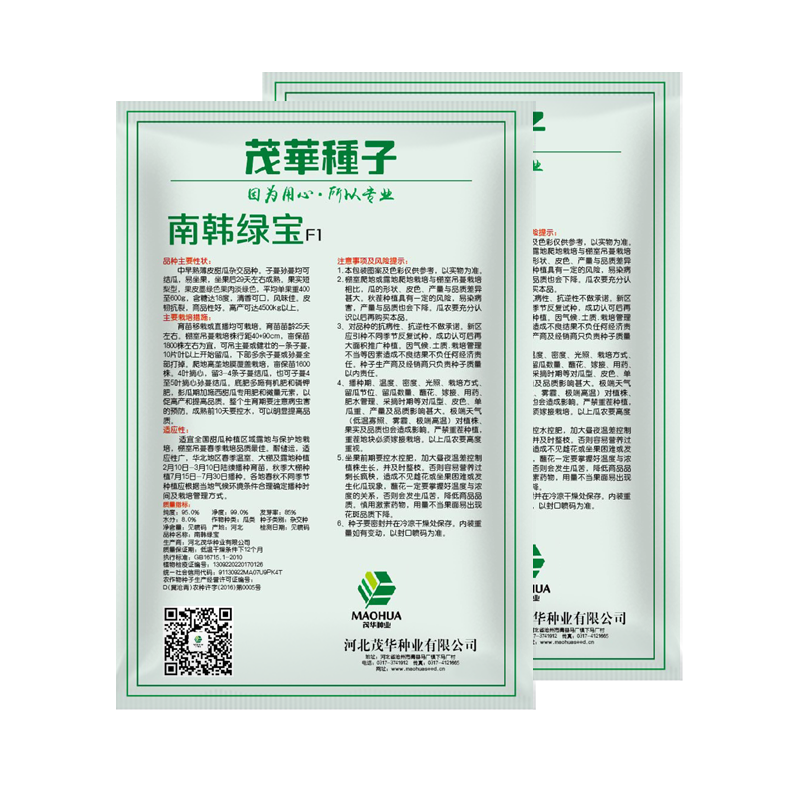 中科茂华瓜果蔬菜种子南韩绿宝绿皮绿肉绿宝石甜瓜种子