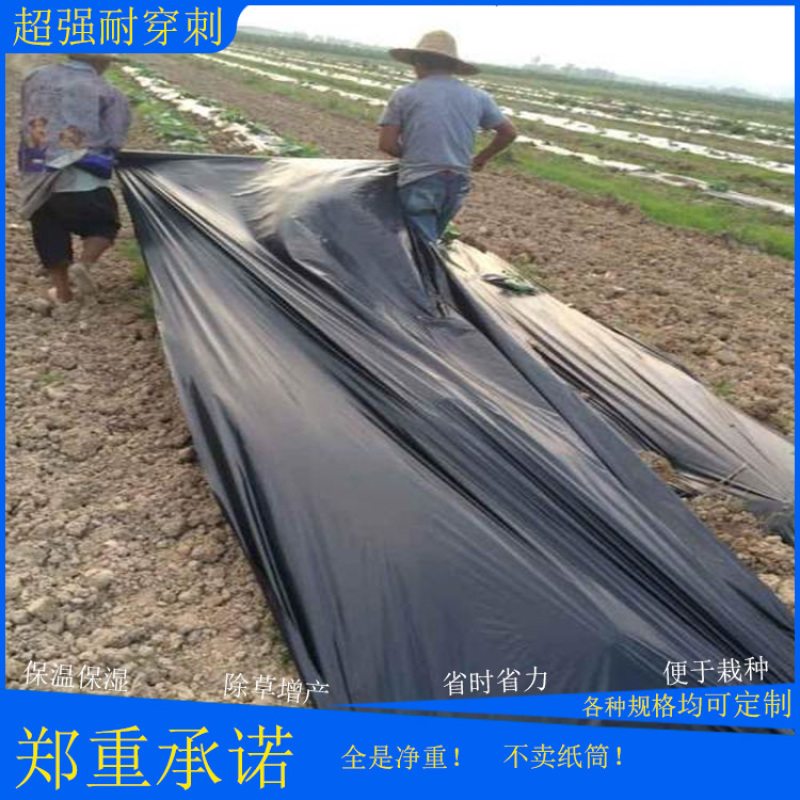 傲隆地膜黑色除草地膜保湿增肥加厚保温地膜