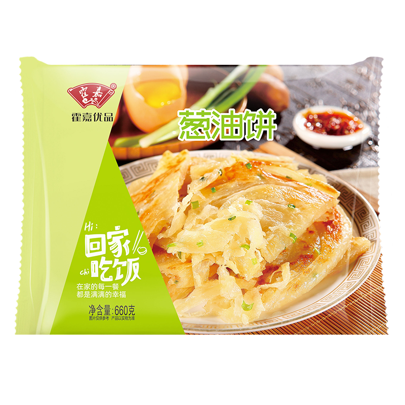 霍嘉葱油饼早餐半成品酥皮手抓饼煎饼面饼早餐半成品早点