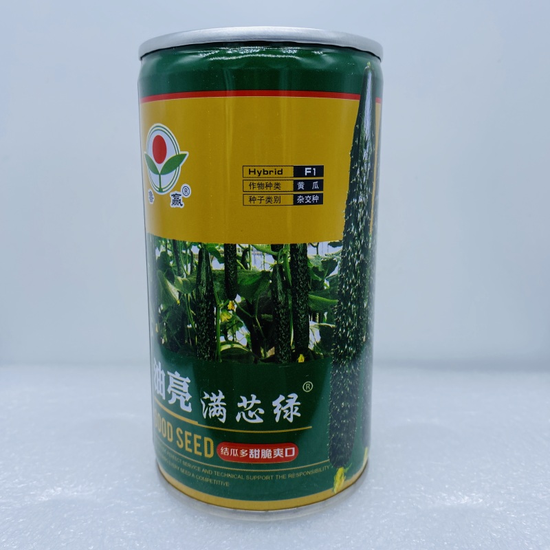 油亮满心绿黄瓜种子高产抗病商品性好，大田用种