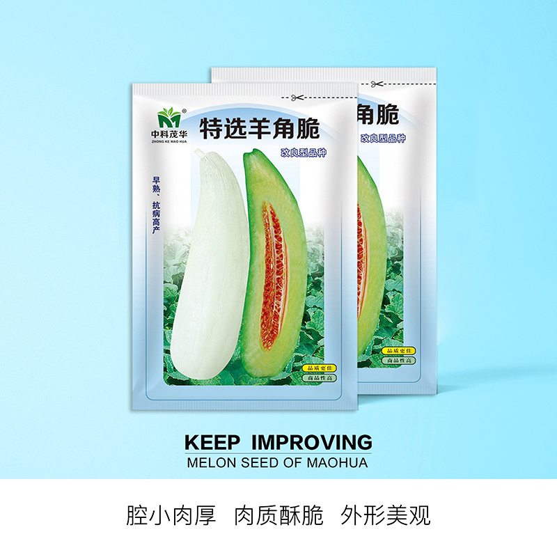 中科茂华蔬菜瓜果种子特选羊角脆甜瓜种子超甜羊角蜜