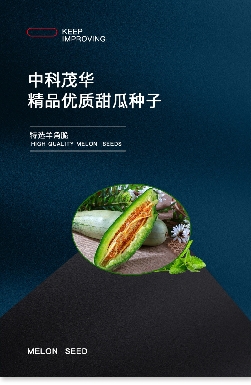 中科茂华蔬菜瓜果种子特选羊角脆甜瓜种子超甜羊角蜜