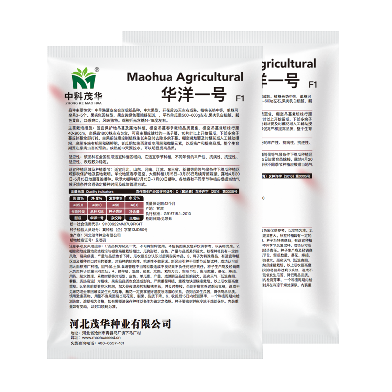 中科茂华水果种子华洋一号甜瓜种子果皮黄绿色果肉乳白细腻瓤