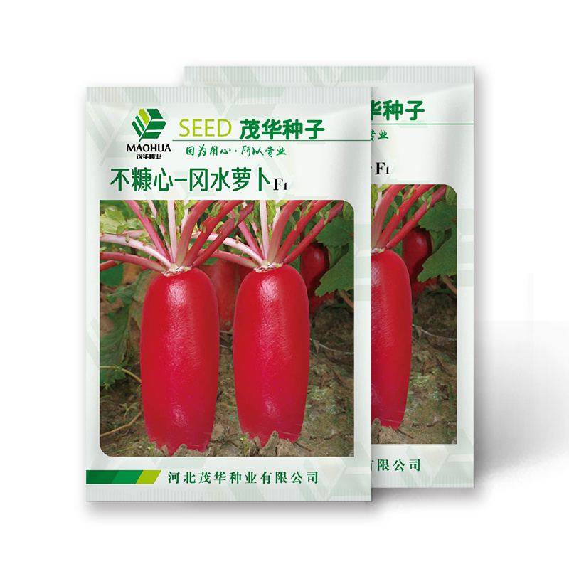 中科茂华蔬菜种子三季脆红冈萝卜种子不糠心大连冈水萝卜