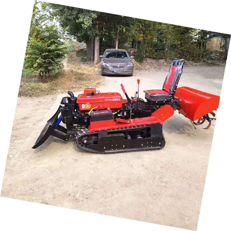35马力座驾式旋耕机履带式耕地机碎草还田机