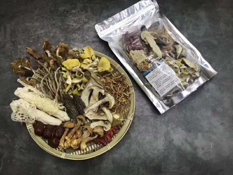 七彩菌汤包100g袋装佐餐天然食用菌粉包火锅料煲汤包邮