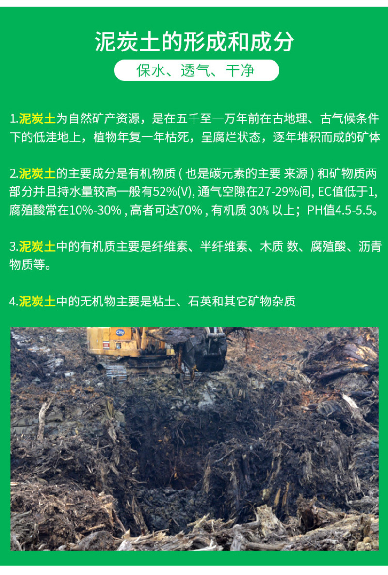 优质国产泥炭土无病虫害无草籽已消毒