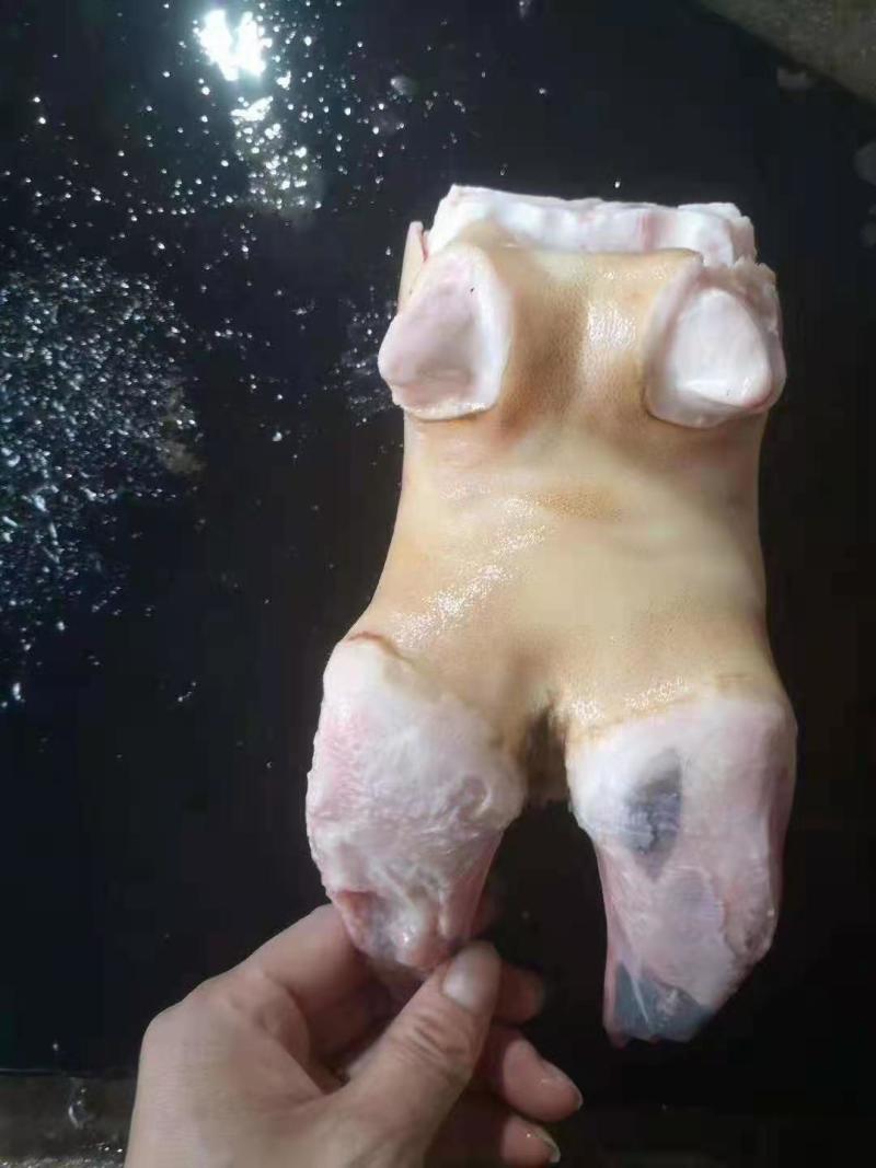 火烧毛牛脚掌。一亩田**