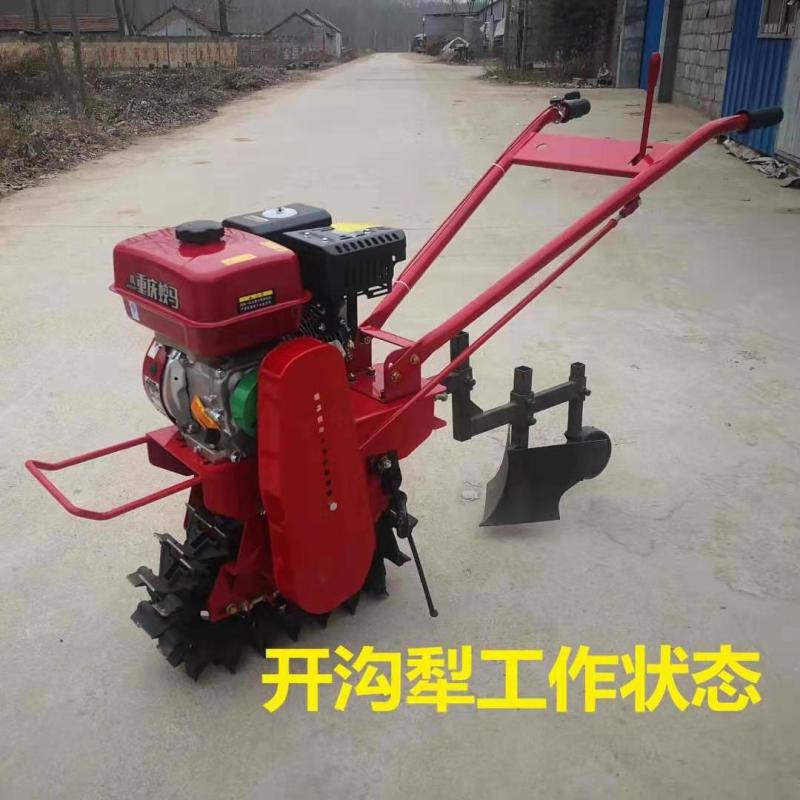 小型链轨式多功能微耕机独轮柴油机犁农用耕地机旋耕机打田机