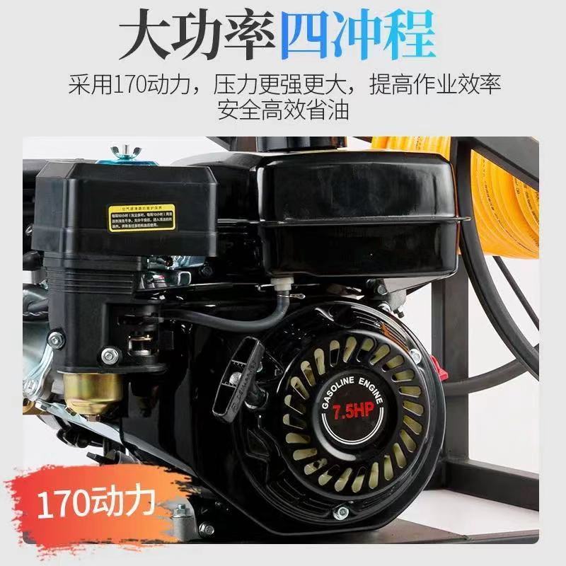 170F汽油打药机四冲程高压农用喷雾器果树喷药机喷灌机