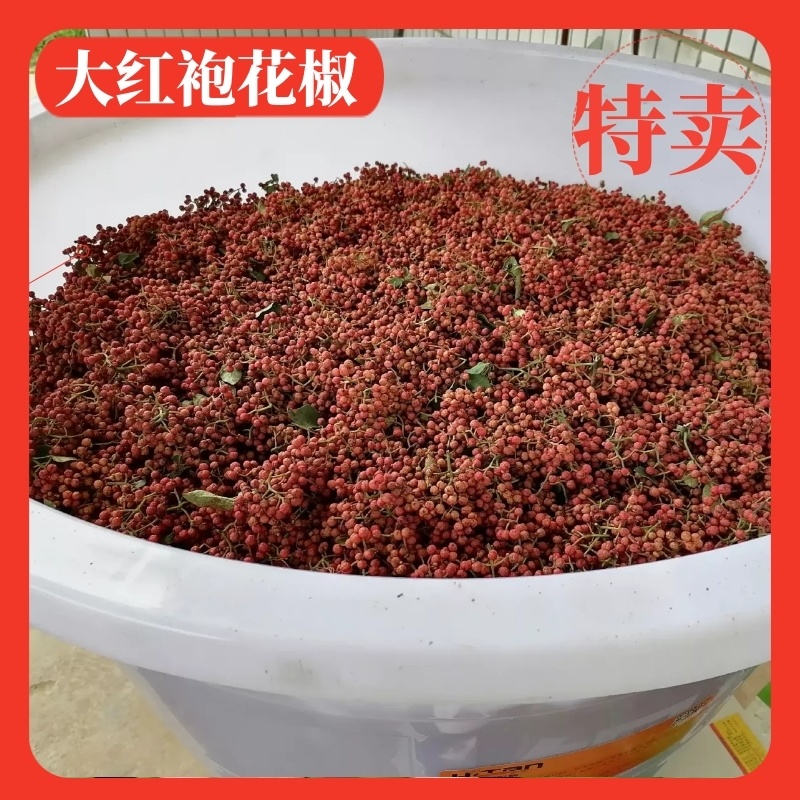 陕西富平狮子头大红袍花椒颗粒状人工挑拣无杂质大量现货