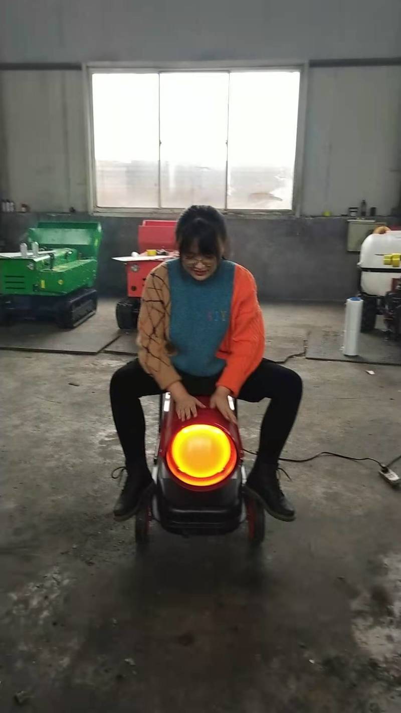 圆形工业燃油暖风机大棚养殖车间多场景热风炉柴油恒温取