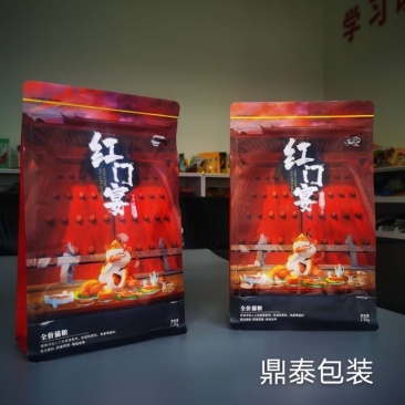 狗粮袋八边封狗粮批量定制彩色印刷UV印刷鼎泰包装宠物食品