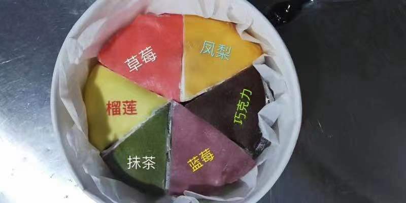 榴莲千层蛋糕六拼千层网红榴莲千层，支持定制
