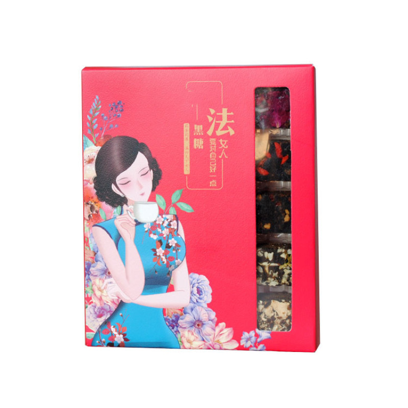 云南产区黑糖黑糖礼盒装玫瑰红糖老姜枸杞姜糖20粒装