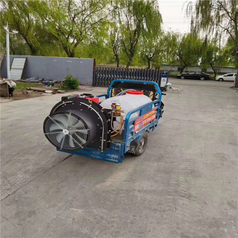新款小型汽油柴油发动机车载式风送打药机弥雾机