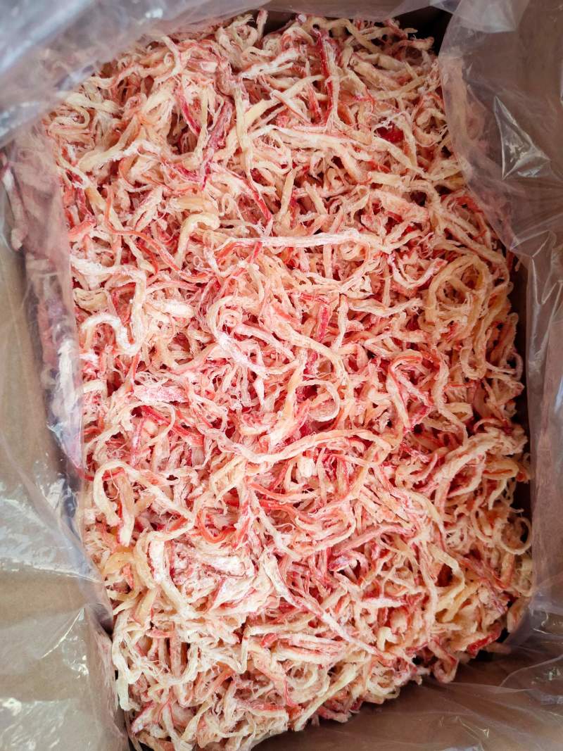 即食鱿鱼丝原味辣味炭烤鱿鱼丝海鲜小吃零食10斤装散货