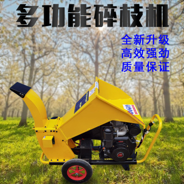 碎枝机干湿柳树枝条粉碎机城市绿化枝条粉碎机