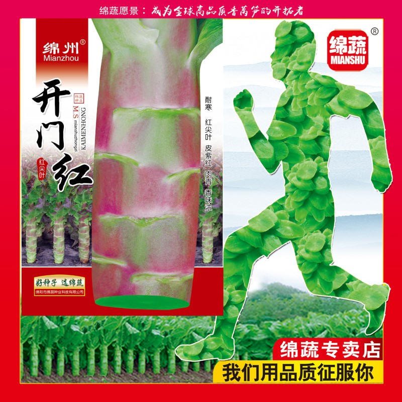 绵蔬/蔬菜种子/高品质香莴笋种子/开门红/10克/袋