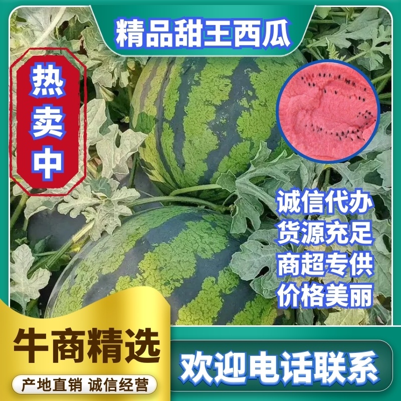 2026甜王西瓜甜王西瓜大量上市产地直销