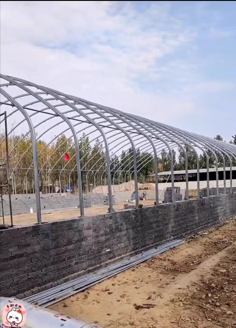 蔬菜大棚专用钢管养殖大棚椭圆管全国发货
