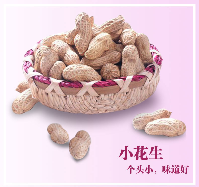 20年新鲜晒干生花生农家自种带壳干花生天府花生5斤包邮