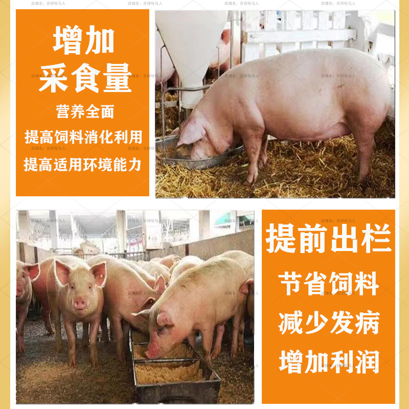 猪饲料肥猪预混料中大肥猪催肥配合饲料猪场用厂家直销复合预