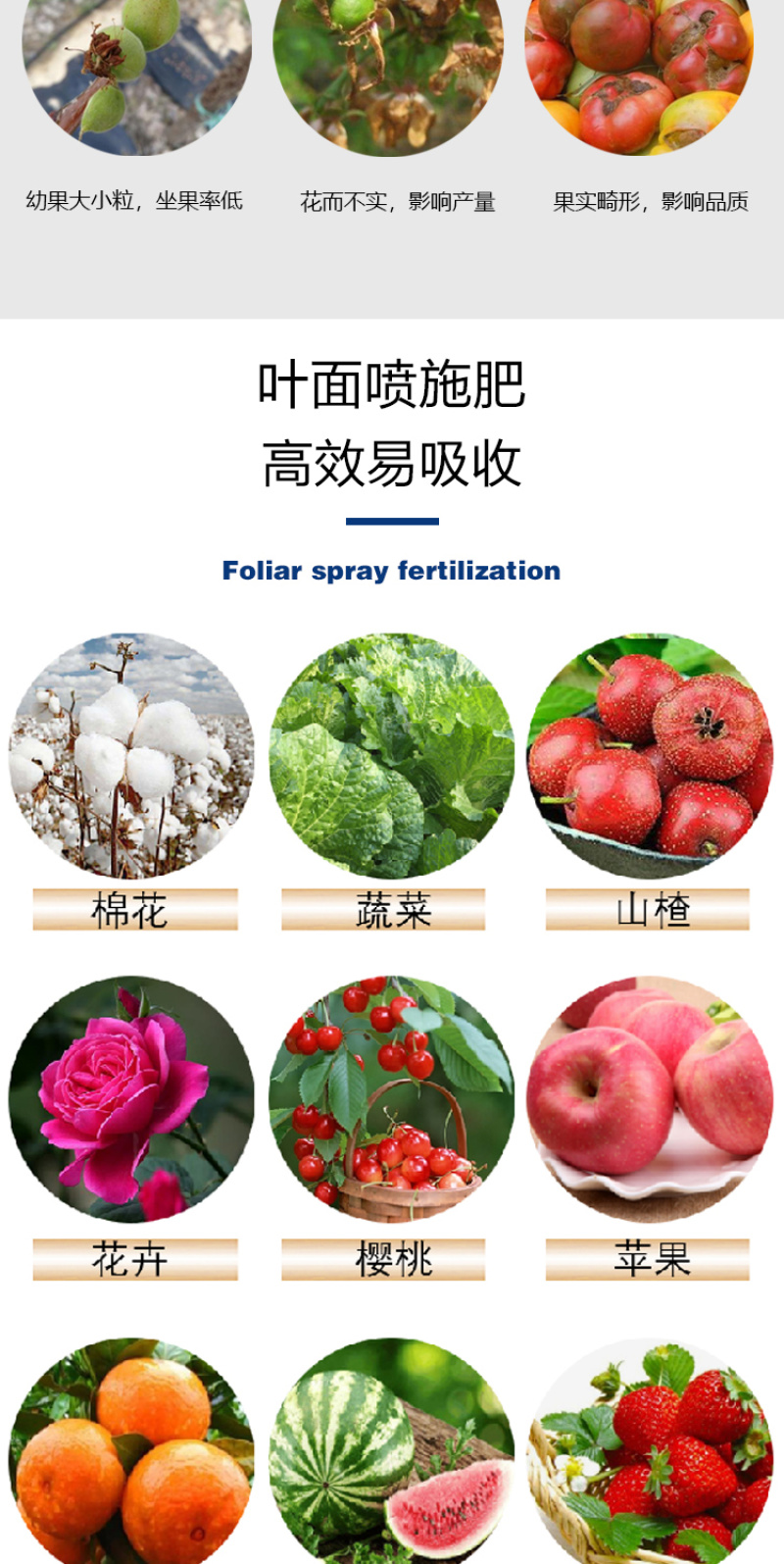 禾绿源微量元素水溶肥叶面肥果树蔬菜保花保果速溶硼肥