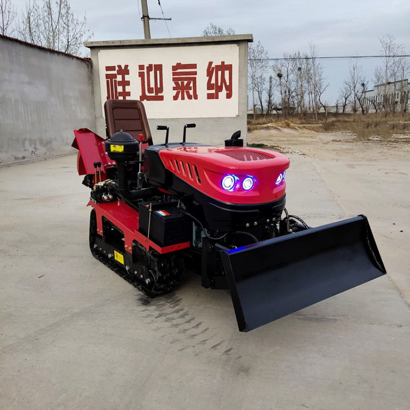 旋耕机厂家现货供应乘坐式35马力履带式开沟机