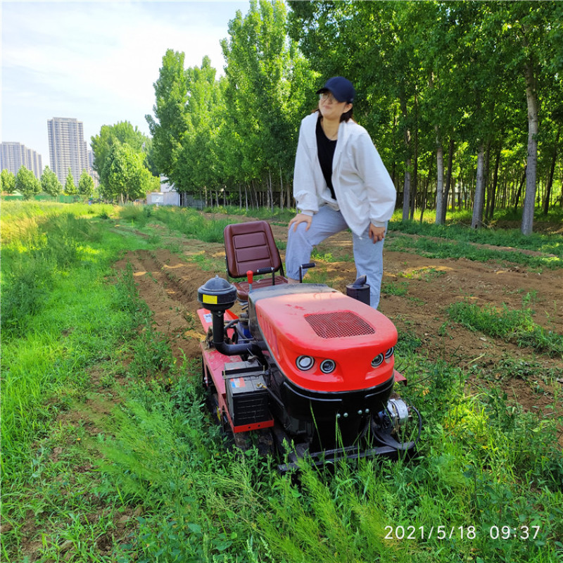 旋耕机厂家现货供应乘坐式35马力履带式开沟机