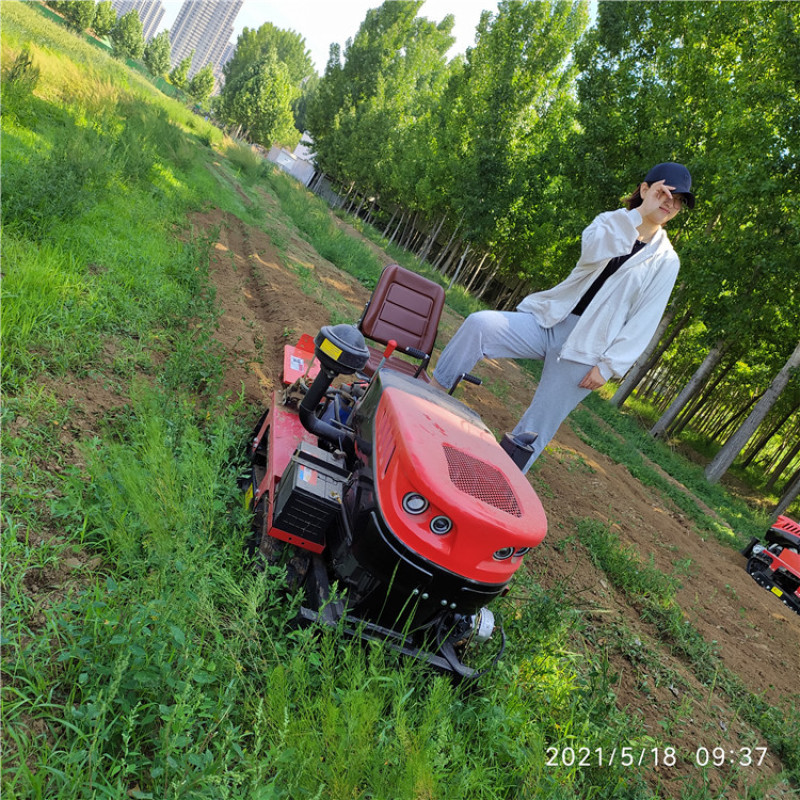 旋耕机厂家现货供应乘坐式35马力履带式开沟机