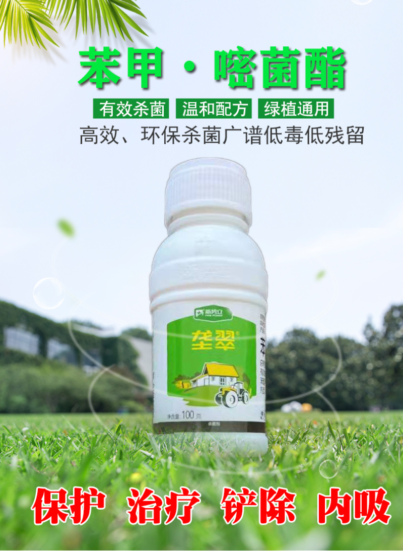 32.5%苯醚•嘧菌酯防治水稻稻瘟病专用杀菌剂
