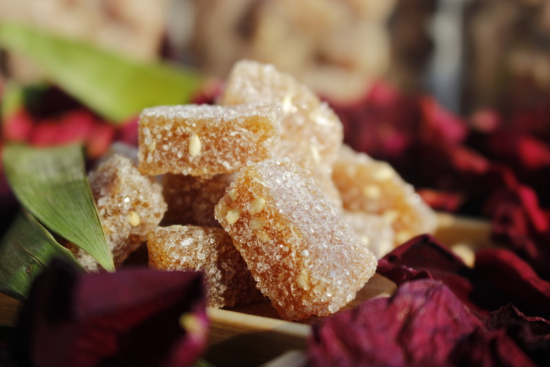 姜糖手工姜糖休闲零食,手工制作姜糖软软糯糯,英德特产