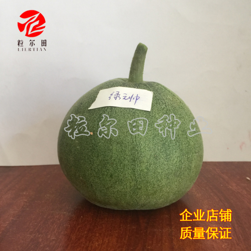 粒尔田绿元帅甜瓜深绿皮绿肉甜瓜种子香瓜种子